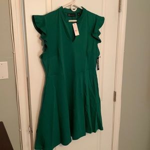 NWT New York & Company Flutter Sleeve Dress XL